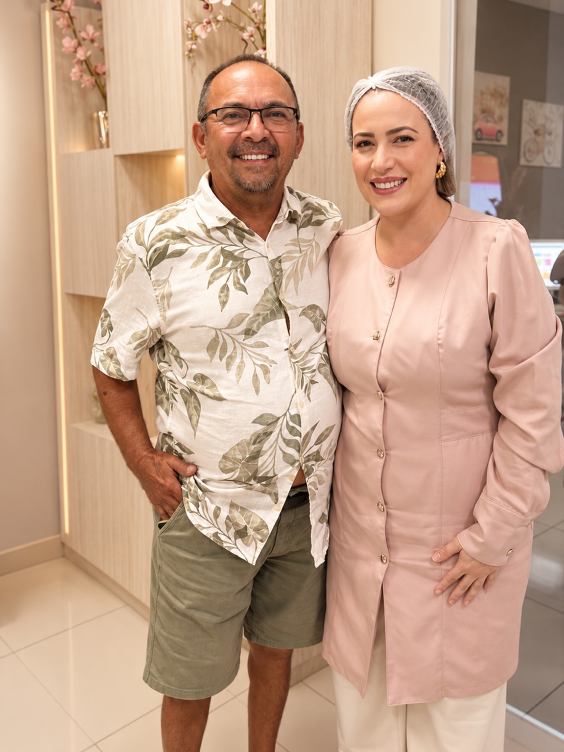 Atendimento na recepção da DS Clinic