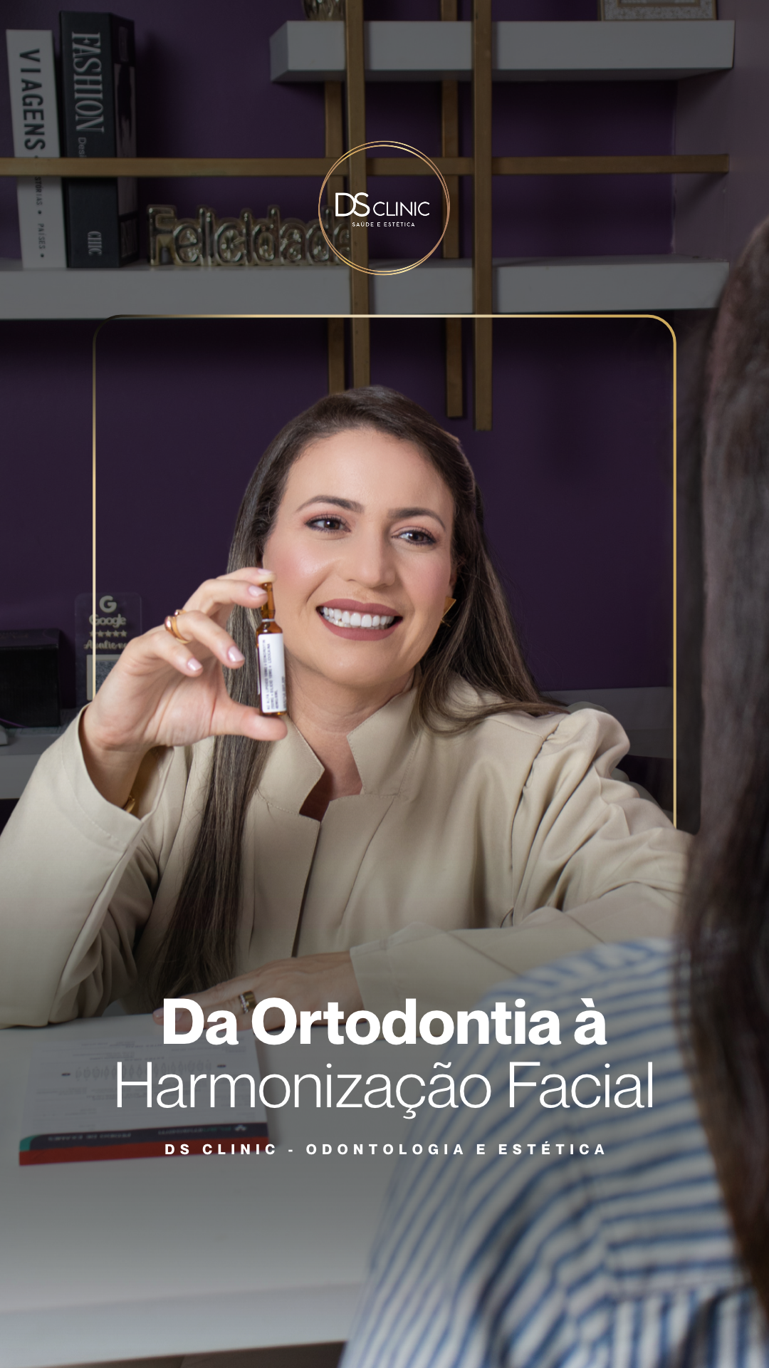 Dra. Juliana em atendimento de harmonização facial